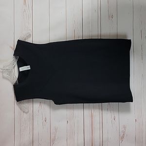 Athleta Black Lazer Cut Tank Top Activewear Athletic Size L/XL NWOT